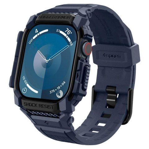 Spigen Rugged Armor Pro - Pasek z obudową do Apple Watch 10 46 mm (Navy Blue) Spigen Rugged Armor Pro - Pasek z obudową do Apple Watch 10 46 mm (Navy Blue)
