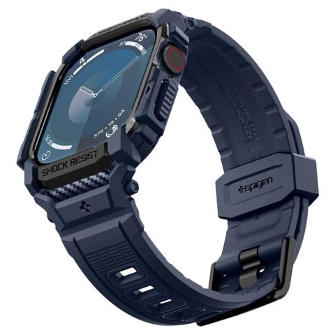 Spigen Rugged Armor Pro - Pasek z obudową do Apple Watch 10 46 mm (Navy Blue) Spigen Rugged Armor Pro - Pasek z obudową do Apple Watch 10 46 mm (Navy Blue)