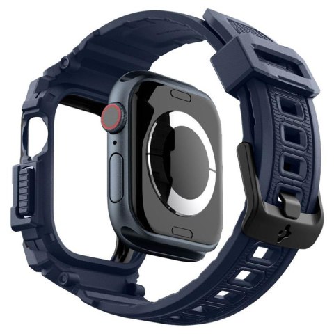 Spigen Rugged Armor Pro - Pasek z obudową do Apple Watch 10 46 mm (Navy Blue) Spigen Rugged Armor Pro - Pasek z obudową do Apple Watch 10 46 mm (Navy Blue)
