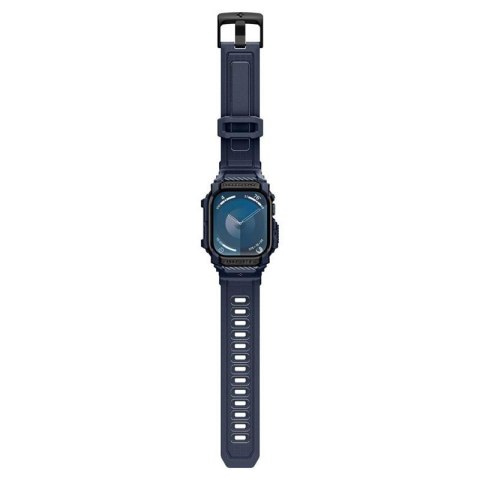 Spigen Rugged Armor Pro - Pasek z obudową do Apple Watch 10 46 mm (Navy Blue) Spigen Rugged Armor Pro - Pasek z obudową do Apple Watch 10 46 mm (Navy Blue)