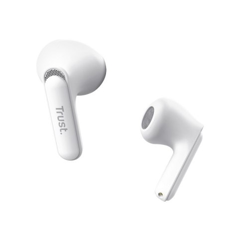 Trust Yavi - Bezprzewodowe słuchawki douszne Bluetooth TWS z etui ładującym & ENC (Biały) Trust Yavi - Bezprzewodowe słuchawki douszne Bluetooth TWS z etui ładującym & ENC (Biały)