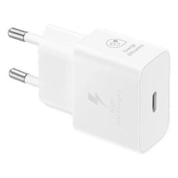 Samsung Ładowarka sieciowa GaN Samsung EP-T2510NWEGEU 25W SFC USB-C - biała