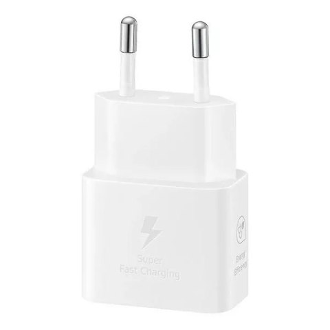 Samsung Ładowarka sieciowa GaN Samsung EP-T2510NWEGEU 25W SFC USB-C - biała Samsung Ładowarka sieciowa GaN Samsung EP-T2510NWEGEU 25W SFC USB-C - biała