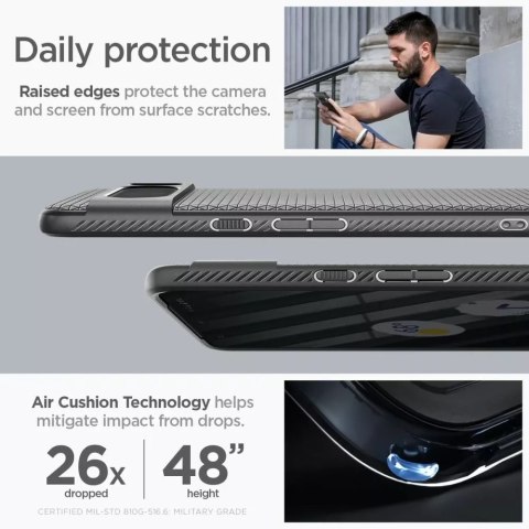 Spigen Etui Spigen Liquid Air do Google Pixel 8 Pro Matte Black Spigen Etui Spigen Liquid Air do Google Pixel 8 Pro Matte Black