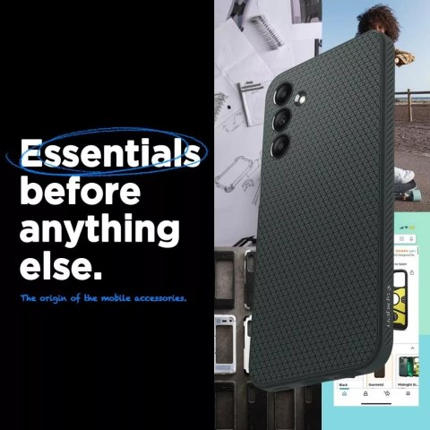 Spigen Etui Spigen Liquid Air do Samsung Galaxy A15 4G / 5G Abyss Green Spigen Etui Spigen Liquid Air do Samsung Galaxy A15 4G / 5G Abyss Green
