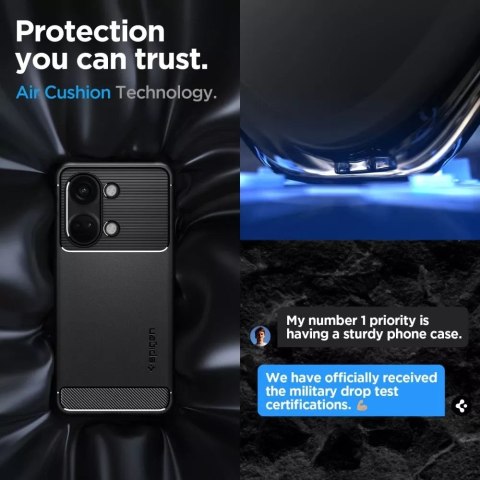 Spigen Etui Spigen Rugged Armor do OnePlus Nord 3 5G Matte Black Spigen Etui Spigen Rugged Armor do OnePlus Nord 3 5G Matte Black