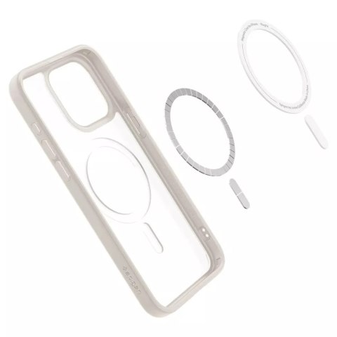Spigen Etui Spigen Ultra Hybrid Mag Magsafe do Apple iPhone 15 Pro Frost Natural Titanium Spigen Etui Spigen Ultra Hybrid Mag Magsafe do Apple iPhone 15 Pro Frost Natural Titanium