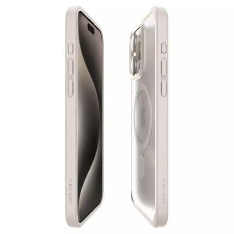 Spigen Etui Spigen Ultra Hybrid Mag Magsafe do Apple iPhone 15 Pro Frost Natural Titanium Spigen Etui Spigen Ultra Hybrid Mag Magsafe do Apple iPhone 15 Pro Frost Natural Titanium