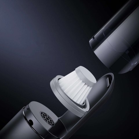 Baseus Odkurzacz samochodowy bezprzewodowy bezworkowy 30W Baseus A0 Pro 4000Pa HEPA USB-C czarny Baseus Odkurzacz samochodowy bezprzewodowy bezworkowy 30W Baseus A0 Pro 4000Pa HEPA USB-C czarny