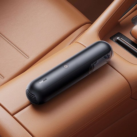 Baseus Odkurzacz samochodowy bezprzewodowy bezworkowy 30W Baseus A0 Pro 4000Pa HEPA USB-C czarny Baseus Odkurzacz samochodowy bezprzewodowy bezworkowy 30W Baseus A0 Pro 4000Pa HEPA USB-C czarny