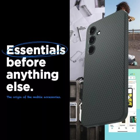 Spigen Etui Spigen Liquid Air do Samsung Galaxy A55 5G Abyss Green Spigen Etui Spigen Liquid Air do Samsung Galaxy A55 5G Abyss Green