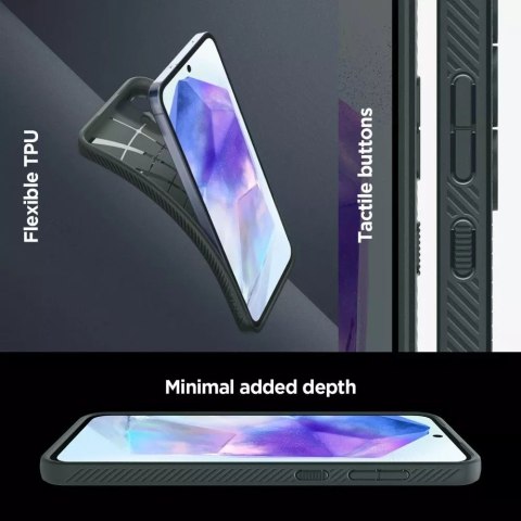 Spigen Etui Spigen Liquid Air do Samsung Galaxy A55 5G Abyss Green Spigen Etui Spigen Liquid Air do Samsung Galaxy A55 5G Abyss Green