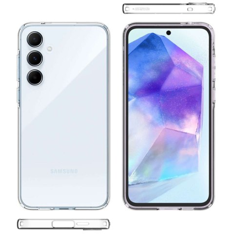 Spigen Etui do Samsung Galaxy A55 5G Spigen Liquid Crystal Case obudowa przezroczyste plecki Clear Spigen Etui do Samsung Galaxy A55 5G Spigen Liquid Crystal Case obudowa przezroczyste plecki Clear
