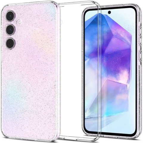 Spigen Etui do Samsung Galaxy A55 5G Spigen Liquid Crystal Glitter Case obudowa plecki Brokat przezroczyste Spigen Etui do Samsung Galaxy A55 5G Spigen Liquid Crystal Glitter Case obudowa plecki Brokat przezroczyste