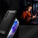 Spigen Etui do Samsung Galaxy A55 5G Spigen Rugged Armor Case obudowa plecki pancerne czarne Matte Black
