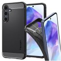Spigen Etui do Samsung Galaxy A55 5G Spigen Rugged Armor Case obudowa plecki pancerne czarne Matte Black