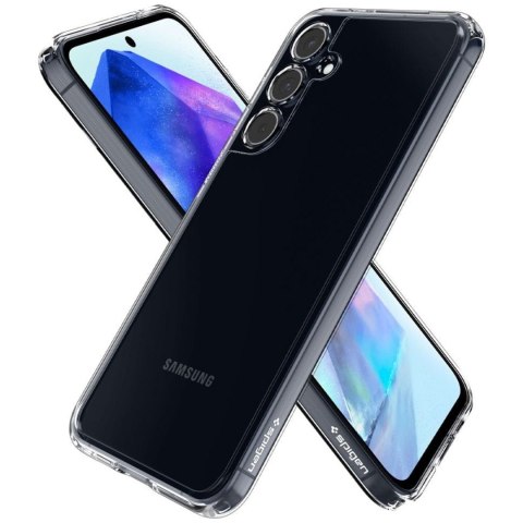 Spigen Etui do Samsung Galaxy A55 5G Spigen Ultra Hybrid Case obudowa plecki przezroczyste Crystal Clear Spigen Etui do Samsung Galaxy A55 5G Spigen Ultra Hybrid Case obudowa plecki przezroczyste Crystal Clear
