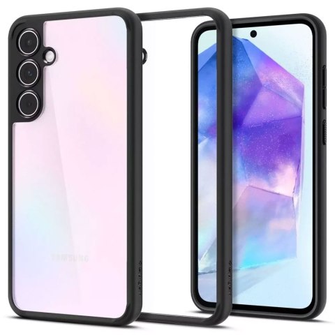 Spigen Etui do Samsung Galaxy A55 5G Spigen Ultra Hybrid Case obudowa plecki przezroczyste Matte Black Spigen Etui do Samsung Galaxy A55 5G Spigen Ultra Hybrid Case obudowa plecki przezroczyste Matte Black