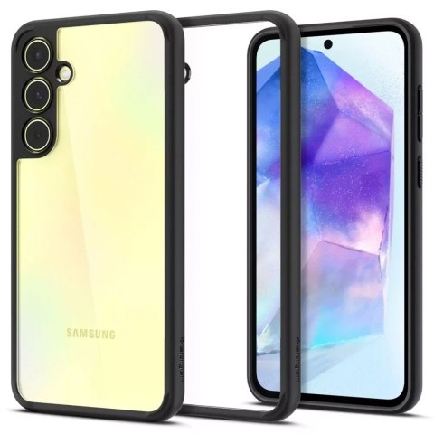 Spigen Etui do Samsung Galaxy A55 5G Spigen Ultra Hybrid Case obudowa plecki przezroczyste Matte Black Spigen Etui do Samsung Galaxy A55 5G Spigen Ultra Hybrid Case obudowa plecki przezroczyste Matte Black