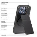 Dux Ducis DUX DUCIS Rafi II Mag - etui back cover z podstawką kompatybilne z MagSafe do iPhone 15 Pro Max
