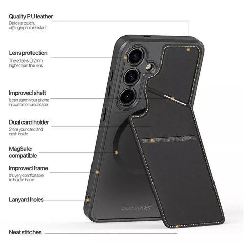 Dux Ducis Etui DUX DUCIS Rafi II Mag - etui back cover z podstawką kompatybilne z MagSafe do Samsung S24 Plus Dux Ducis Etui DUX DUCIS Rafi II Mag - etui back cover z podstawką kompatybilne z MagSafe do Samsung S24 Plus