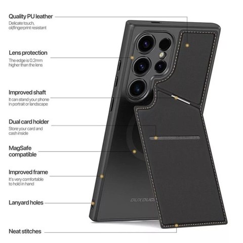 Dux Ducis Etui DUX DUCIS Rafi II Mag - etui back cover z podstawką kompatybilne z MagSafe do Samsung S24 Ultra Dux Ducis Etui DUX DUCIS Rafi II Mag - etui back cover z podstawką kompatybilne z MagSafe do Samsung S24 Ultra
