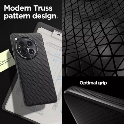 Spigen Etui Spigen Liquid Air do OnePlus 12 Matte Black Spigen Etui Spigen Liquid Air do OnePlus 12 Matte Black