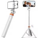 Tech-Protect Selfie Stick Kijek Statyw Tripod Bluetooth uchwyt do telefonu zdjęć + Pilot L03S biały