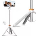 Tech-Protect Selfie Stick Kijek Statyw Tripod Bluetooth uchwyt do telefonu zdjęć + Pilot L03S biały