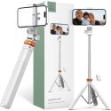 Tech-Protect Selfie Stick Kijek Statyw Tripod Bluetooth uchwyt do telefonu zdjęć + Pilot L03S biały