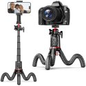 Tech-Protect Selfie stick kijek Bluetooth Statyw Flexible Tripod Giętki elastyczny uchwyt do telefonu zdjęć L07S czarny