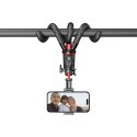 Tech-Protect Selfie stick kijek Bluetooth Statyw Flexible Tripod Giętki elastyczny uchwyt do telefonu zdjęć L07S czarny
