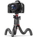 Tech-Protect Selfie stick kijek Bluetooth Statyw Flexible Tripod Giętki elastyczny uchwyt do telefonu zdjęć L07S czarny