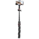 Tech-Protect Selfie stick kijek Bluetooth Statyw Flexible Tripod Giętki elastyczny uchwyt do telefonu zdjęć L07S czarny