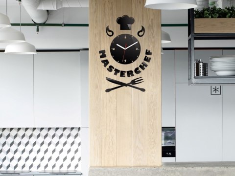 MODERN CLOCK ZEGAR ŚCIENNY MASTER CHEF MODERN CLOCK ZEGAR ŚCIENNY MASTER CHEF