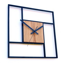 MODERN CLOCK ZEGAR ŚCIENNY METALOWY LOFT STEVE