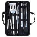 VILDE ZESTAW 10 PRZYBORÓW DO GRILLA W ETUI 489298