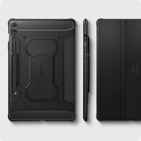 Spigen Etui Spigen Rugged Armor "Pro" do Samsung Galaxy Tab S9 FE+ Plus 12.4 X610 / X616B Black Spigen Etui Spigen Rugged Armor "Pro" do Samsung Galaxy Tab S9 FE+ Plus 12.4 X610 / X616B Black