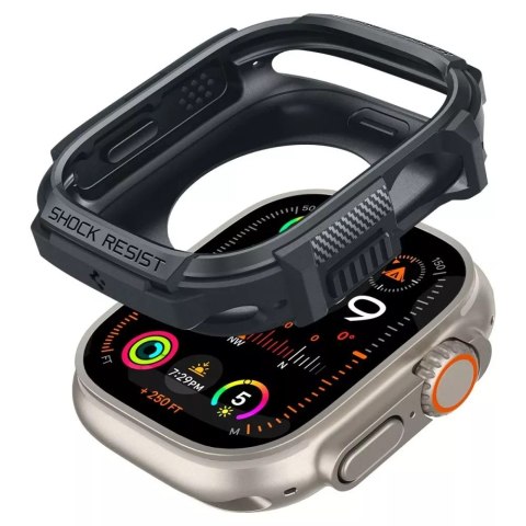 Spigen Etui Spigen Rugged Armor do Apple Watch Ultra 1 / 2 (49 mm) Dark Grey Spigen Etui Spigen Rugged Armor do Apple Watch Ultra 1 / 2 (49 mm) Dark Grey