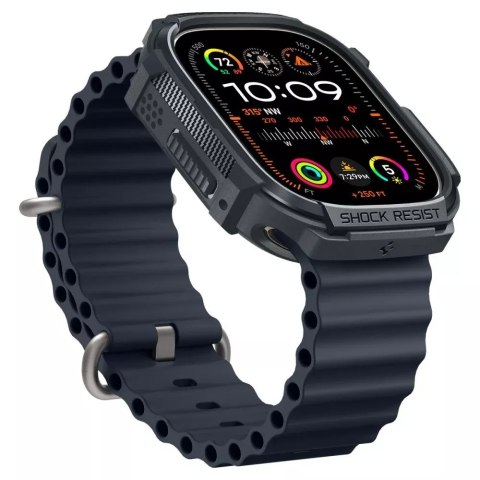 Spigen Etui Spigen Rugged Armor do Apple Watch Ultra 1 / 2 (49 mm) Dark Grey Spigen Etui Spigen Rugged Armor do Apple Watch Ultra 1 / 2 (49 mm) Dark Grey