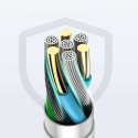 Denmen Ładowarka sieciowa USB + kabel USB - Lightning do iPhone 1m szybka 2.4A 12W Denmen Biała