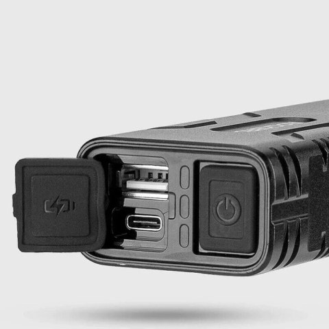 RockBros Lampka rowerowa Rockbros 24310002001 850 lm z funkcją powerbanku + kabel USB-C - USB-A - czarna RockBros Lampka rowerowa Rockbros 24310002001 850 lm z funkcją powerbanku + kabel USB-C - USB-A - czarna