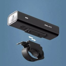 RockBros Lampka rowerowa przednia Rockbros 24310006001 400 lm + kabel micro USB - USB-A - czarna