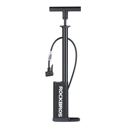 RockBros Pompka rowerowa Rockbros 42310007001 podłogowa - czarna RockBros Pompka rowerowa Rockbros 42310007001 podłogowa - czarna
