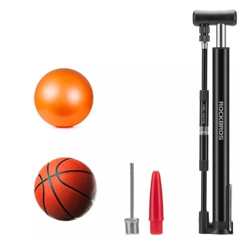 RockBros Pompka rowerowa Rockbros 42322821001 podłogowa - czarna RockBros Pompka rowerowa Rockbros 42322821001 podłogowa - czarna