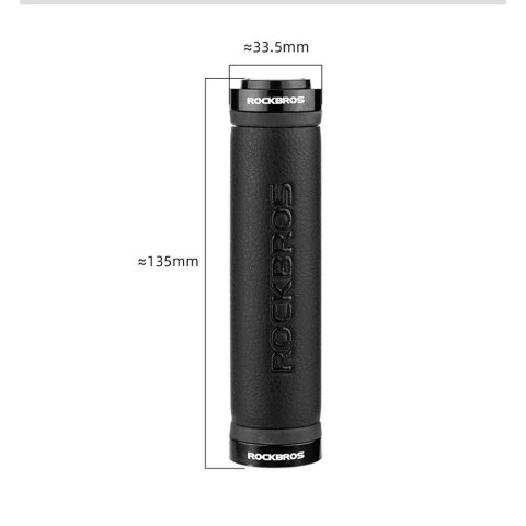 RockBros Uchwyty rowerowe Rockbros 40210003001 na kierownicę z mikrofibry - czarne RockBros Uchwyty rowerowe Rockbros 40210003001 na kierownicę z mikrofibry - czarne