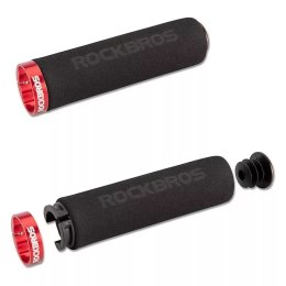 RockBros Uchwyty rowerowe Rockbros BT1001BKRD z gąbki na kierownicę - czarno-czerwone