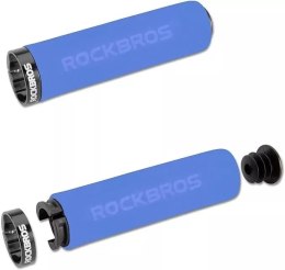 RockBros Uchwyty rowerowe Rockbros BT1001BLBK z gąbki na kierownicę - niebiesko-czarne