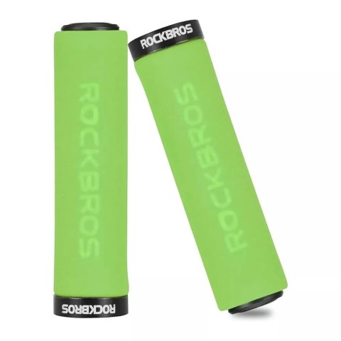RockBros Uchwyty rowerowe Rockbros BT1001GNBK z gąbki na kierownicę - zielono-czarne RockBros Uchwyty rowerowe Rockbros BT1001GNBK z gąbki na kierownicę - zielono-czarne
