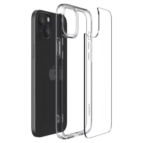 Spigen Etui Spigen Crystal Hybrid do Apple iPhone 15 Plus - przezroczyste Spigen Etui Spigen Crystal Hybrid do Apple iPhone 15 Plus - przezroczyste
